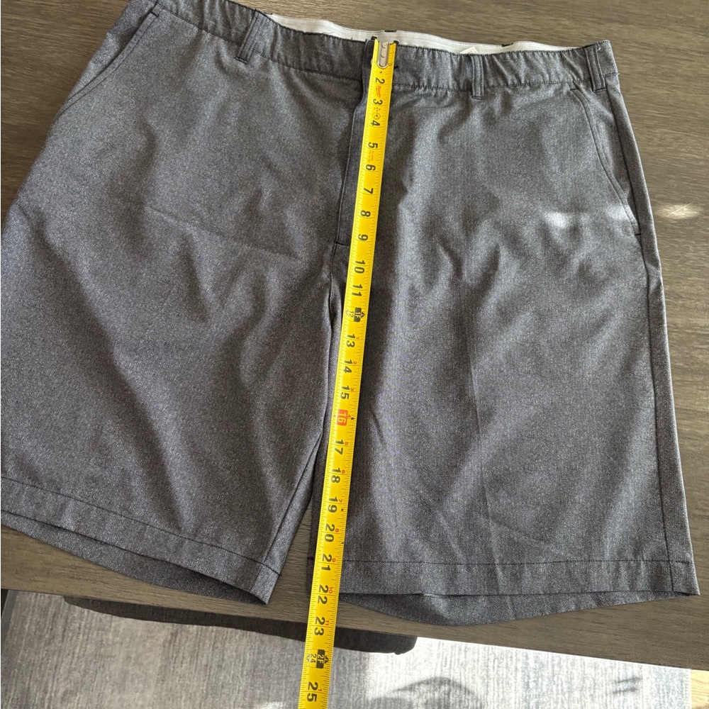 Adidas Black and Gray Athletic Shorts